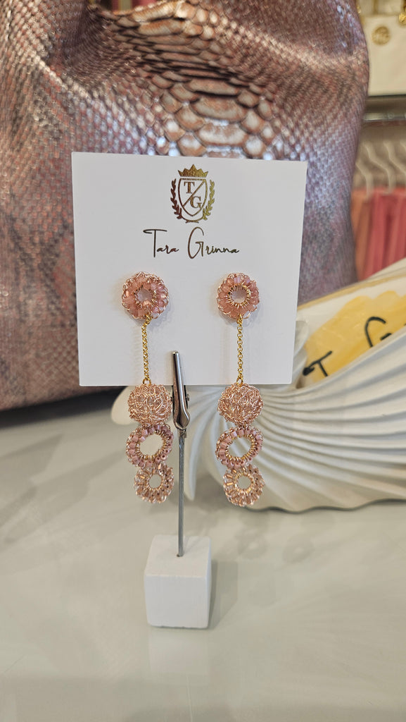 Crochet Blush Dangle Earring-(TG-910425)