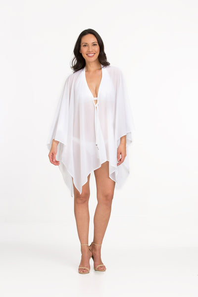 ALL SOLIDS Short Kaftan with Front String Tie (Style 466)