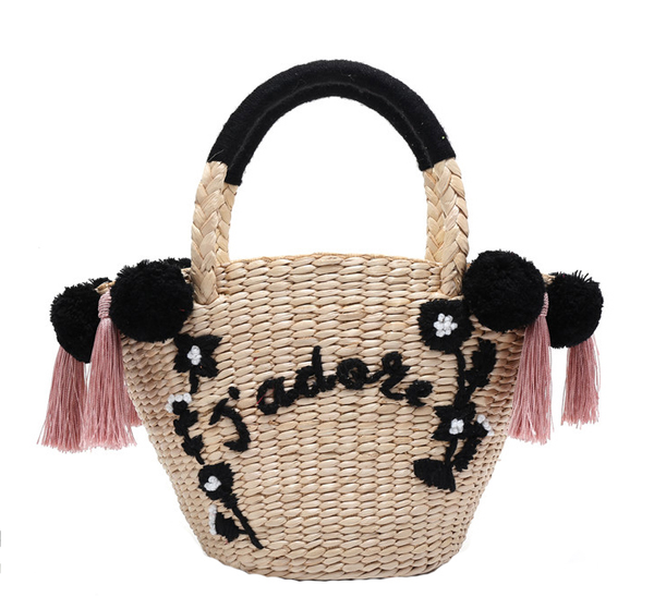 Jadore Luxury Straw Bag (Style TG-8124)