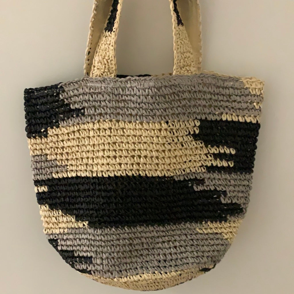 Crocheted Raffia bag (Style 8238)