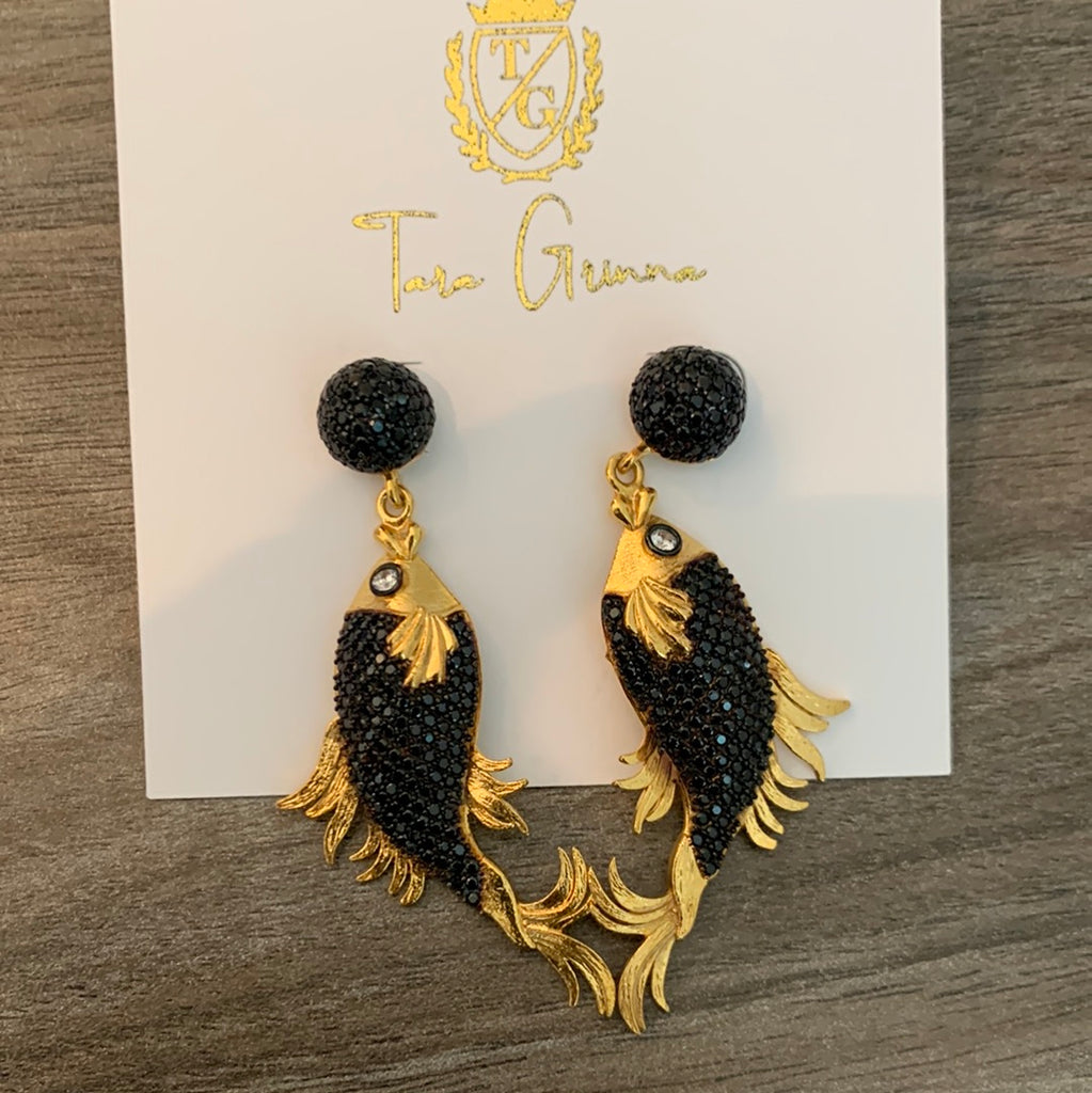 Gone Fishin Earrings-(TG-910267)