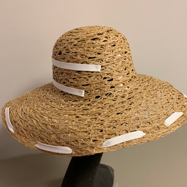 Maratea Italian Open Weave Hat-(8242)